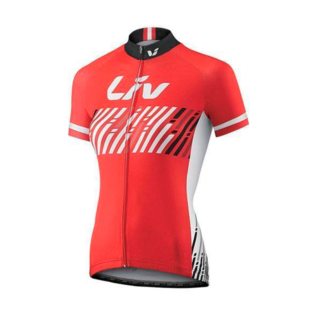 Tricota Mujer Liv Belis Ss Rojo/Blanco