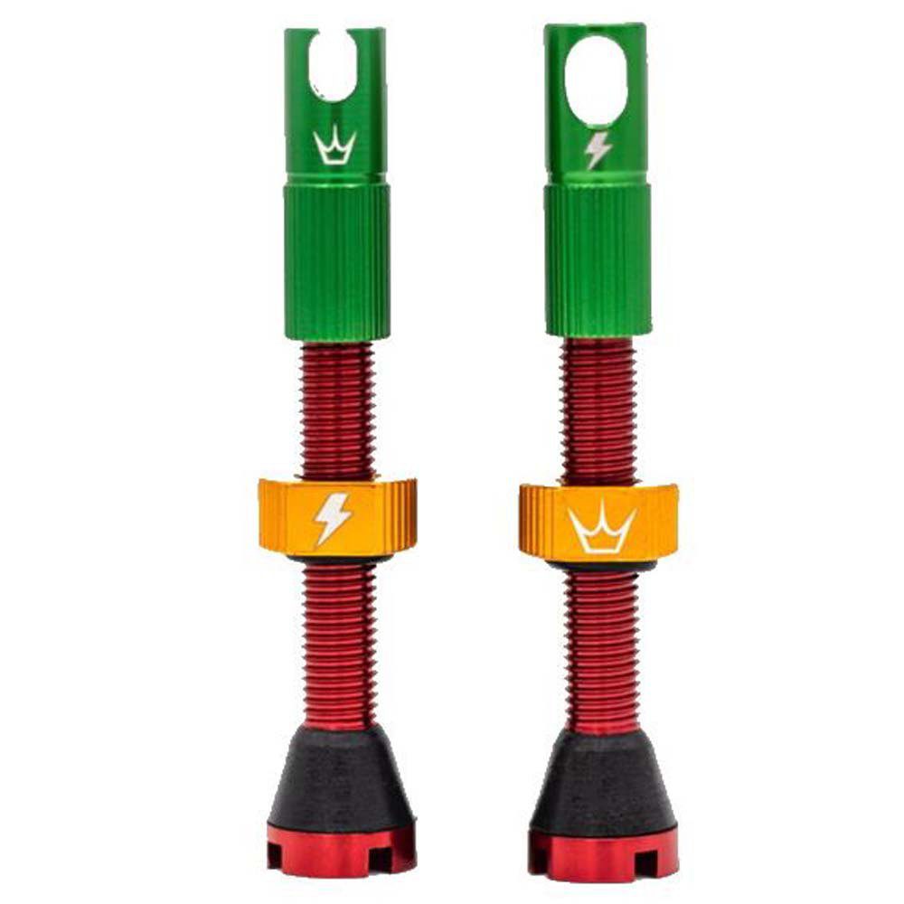 VALVULAS TUBULAR PEATYS CHRIS KING 42MM ROJO/VERDE