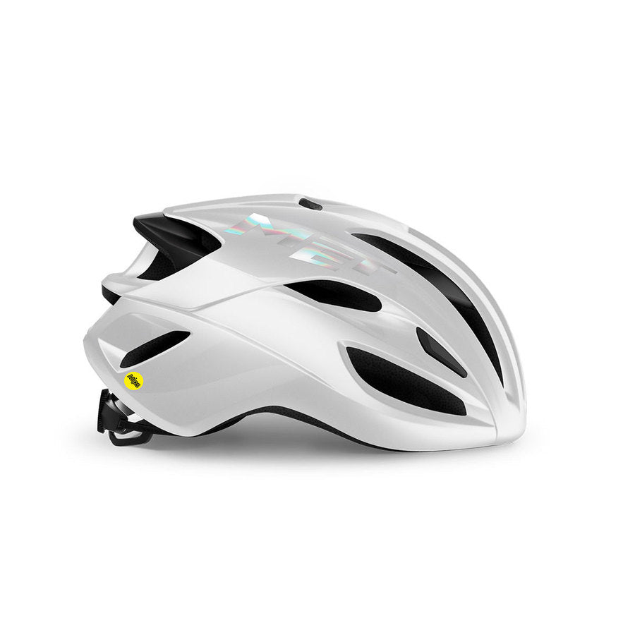 CASCO MET RIVALE WHITE HOLOGRAPHIC GLOSSY