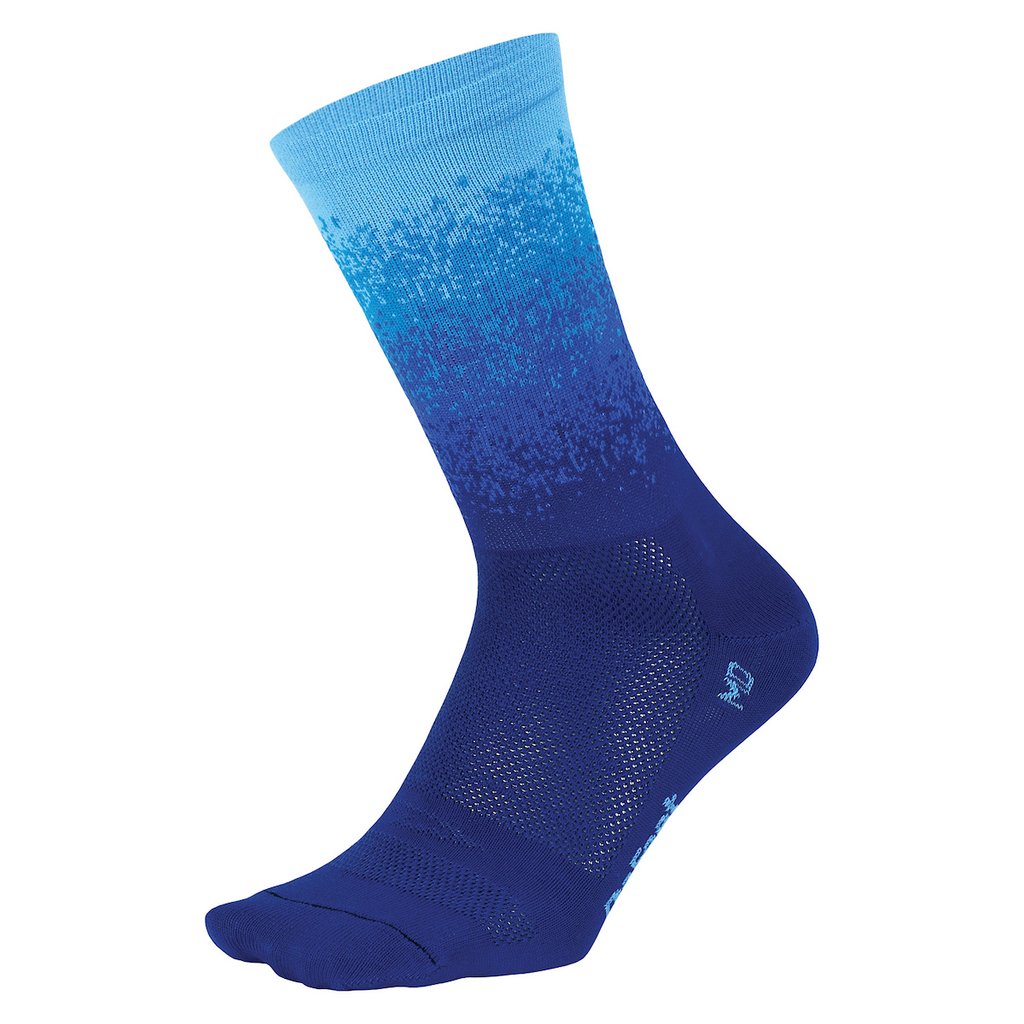 Calcetín DeFeet Aireator 6&#39;&#39; Barnstormer Ombre (Royal/DeFeet Blue/Process Blue/Carolina)