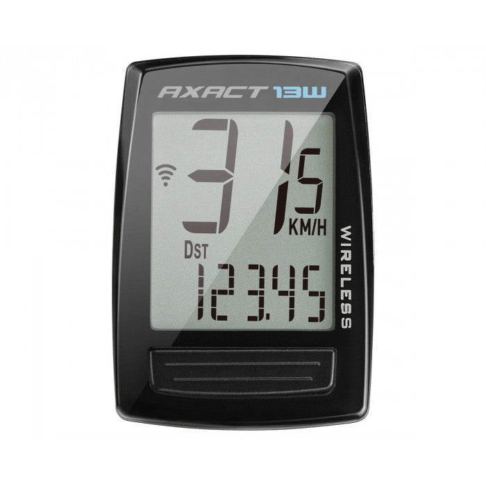 CICLOCOMPUTADOR AXACT 13W WIRELESS CYCLE COMPUTER BLACK